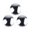 Silver Electric Bass & Guitar Volume Control Knobs 3Pcs Tuning Potentiometers 11