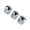 Silver Electric Bass & Guitar Volume Control Knobs 3Pcs Tuning Potentiometers 16