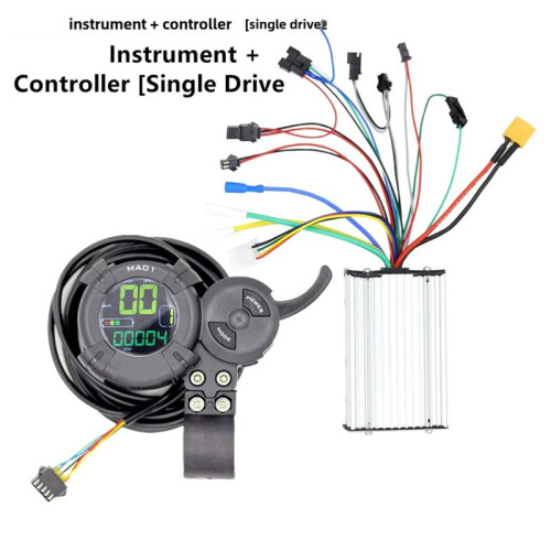 Universal Controller for Electric Scooters 48V-60V 25A 6-Channel LCD Display Accelerator Scooter Motor Controller 1