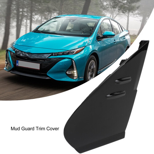 Black Mud Guard Trim Cover for Prius 2016-2021 Left Side 2
