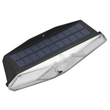 104LED Solar Wall Light ABS 1800mAh White Outdoor 3 Modes 120 Angle for Porch