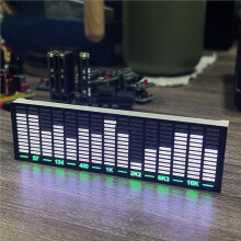 LED-Licht, Musikspektrum-Aufnahme, Rhythmusanalysator, Lichtanzeige, Sprachgesteuerte Audiopegelanzeige, VU-Auto-Atmosphäre