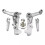 Motorcycle Driver Footpegs Footrests Bracket for  RS660  660 2021-2025 3