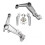 Motorcycle Driver Footpegs Footrests Bracket for  RS660  660 2021-2025 3