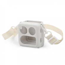 (Witte) Schokbestendige siliconen beschermhoes met schouderriem, anti-val organizer tas, waterdicht, anti-verlies voor Yoto Mini 24 A