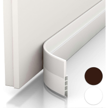 Joint d'étanchéité et de porte anti-courant d'air - Nouveau bas de porte isolant (installation rapide), idéal pour l'isolation contre le fro