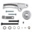 Alternator Conversion Bracket RS014-SL-BHW for  Rb30 Rb26 Rb25 Rb20 R32 Engine Alternator Bracket 6