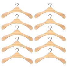 (Braun – 15 x 2,5 cm) 10 Stück Kleiderbügel aus Holz für BJD-Puppen, Kleiderbügel aus Holz, Puppenaccessoires-Kleiderbügel (15 cm) 2025
