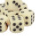 30PCS Beige 16MM Plastic Dice Set for Board & Math Games 8