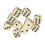 30PCS Beige 16MM Plastic Dice Set for Board & Math Games 11