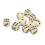 30PCS Beige 16MM Plastic Dice Set for Board & Math Games 13