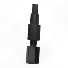 Extrator de rolamentos robusto em aço (10 mm a 11 mm) para desmontagem de rolamentos internos de motocicletas.