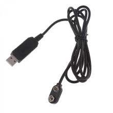 USB 9V Batterie-Eliminator-Anschluss, Ersatz für 6F22 Stromwandlerkabel, 1,5 m
