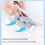 56 Inch Window Cleaning Kit with Extension Pole, 2in1 Bendable Head Squeegee for  Windows 5