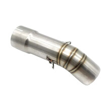 Motorcycle Exhaust Escape Middle Link Pipe 51mm for FZ8 FZ8N FZ8S FZ8N YZF-FZ8 FZ800 Fazer 2010 - 2015