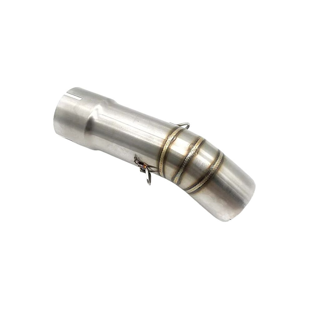 Motorcycle Exhaust Escape Middle Link Pipe 51Mm For Fz8 Fz8n Fz8s Fz8n Yzf-Fz8 Fz800 Fazer 2010 - 2015 Silver 6034013909009