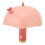LED Bedside Lamp USB Rechargeable, 3Light Modes, Umbrella 5