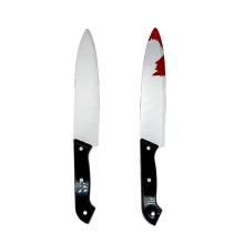 (1pc-pocket knife)1-5PCS 30cm Faked Bloody Sharp Knife for Halloween DIY Cosplay Props Decor Simulation