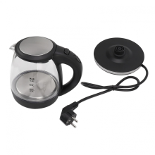 1L elektrische glazen waterkoker 2000W hoog vermogen snelkokend water met automatische uitschakeling en blauw LED-lampje grote inhoud
