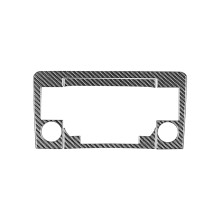 Center Console Radio Navigation Frame Cover Trim for M Class W164 2006-2011 Carbon Fiber Accessories