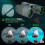 High Power 10x50 Marine Bak4 Prism Binocula Telescopic with Rangefinder Compass 2