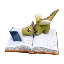 Figurine de dragon miniature en résine 6,5 x 3,5 x 4 cm
