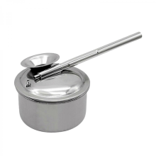 Pulverizador para pintura em cerâmica, atomizador para esmaltação de peças de cerâmica, ferramenta de aço inoxidável para argila, esmaltes p