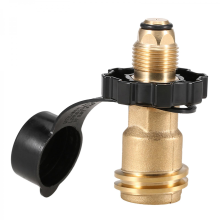 Adaptateur pour bouteille de propane QCC, vanne de régulation de pression 50 lb pour barbecue de camping
