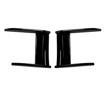 Couteau de Vent de Becquet de Lèvre de Séparateur D'Aération de Pare-Chocs Avant de Voiture pour Série 1 F40 M Sport 118i 120i 2019 + MP Noir