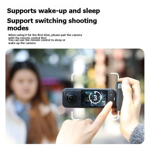Remote Control Street Grip Holder for  X5/X4 Air Panoramic Camera Accessories with Shutter Button 1