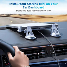 One Bracket 2 Suction Cups for Starlink Sunroof Suction Cup Car Mount Bracket Navigation for Starlink Mounting