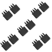 10 Clips de Sortie D'Aération Latérale Centrale Avant, Kit de Réparation de Boucle de Réglage de Ventilation AC pour 2009-2013