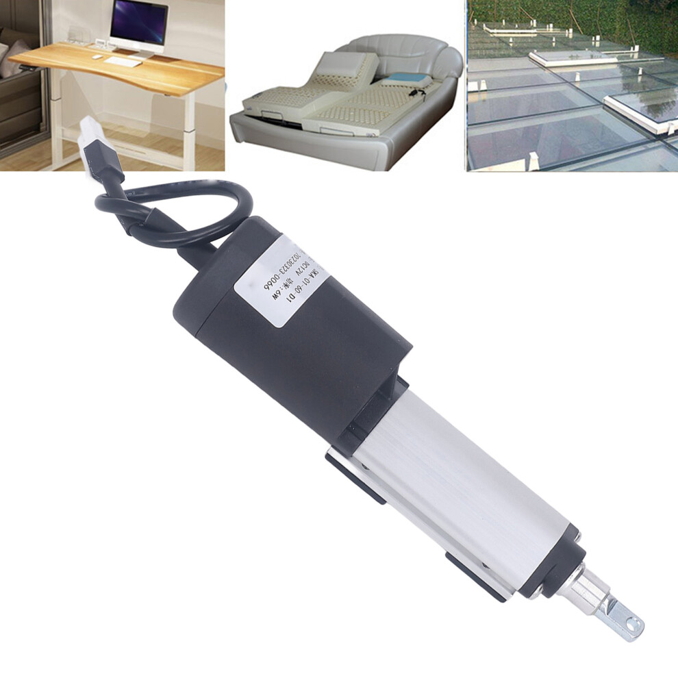 Mini Dc12v Linear Electric Actuator 60Mm 100N Ip54 For Automation 5001389800040
