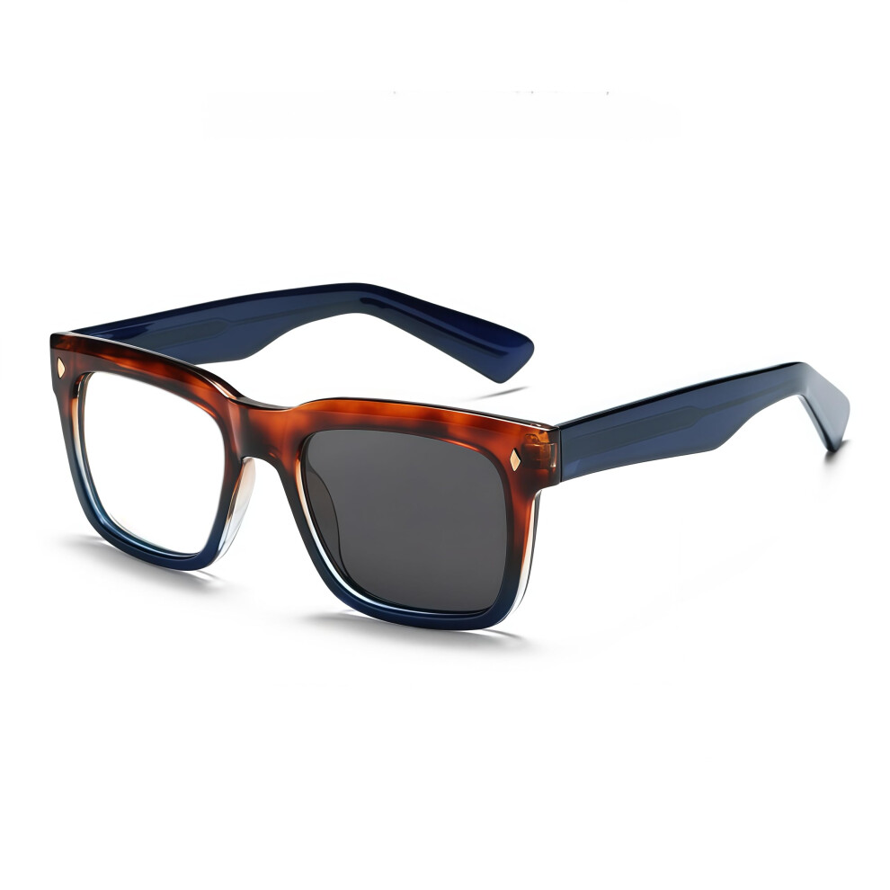Photochromic Reading Glasses 1.75x Demi Blue Frame UV400 Protection Fashion Designer Eyewear