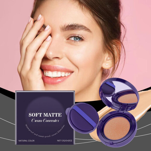 Waterproof Under Eye Concealer with Long Lasting Matte Finish, Sweatproof Full Coverage Hydrating Formula 2
