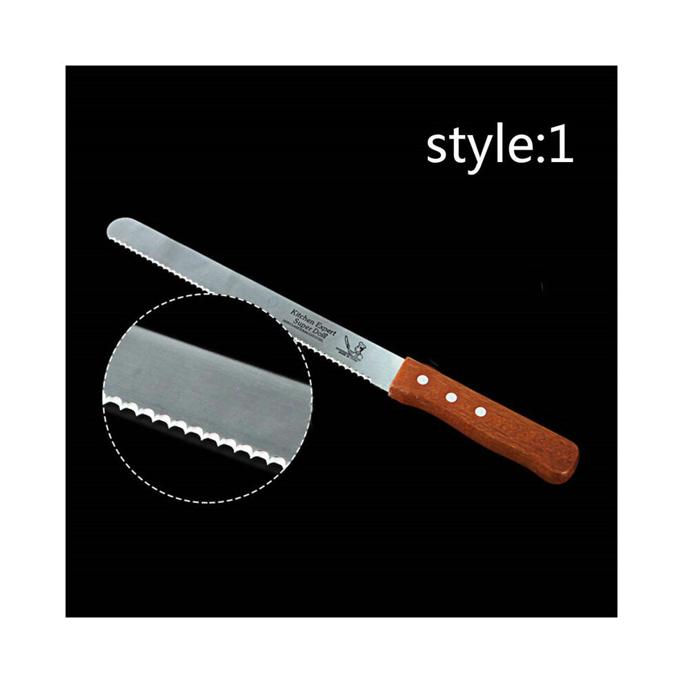 (1) 10\" Serrated Bread Knife - Easy Cut Slicer 6957086520790