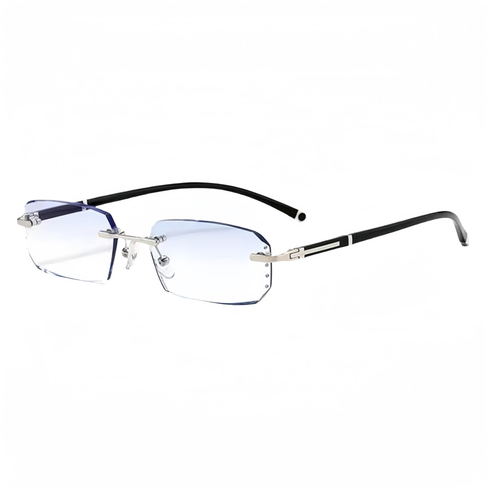 Blue/Light Blocking Reading Glasses 1.5 Diopter, Vintage Round Frame For Computer And Daily Use