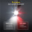 LED Rechargeable Ear-Worn Headlamp with Motion-Sensing Adjustable Main Light for Work, Camping, Hiking, and Running 5