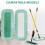 Microfiber Mop Replacement for Commercial Microfiber Dust Mop Cloth for Any Microfiber Flat Mop System 6