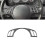 Kolfiber för  X5 E53 2000-2006 Bilratt Knappar Lock Trim Interiörtillbehör 3