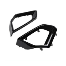 Car Front Bumper Fog Light Cover Air Vent Cover Trim Outlet Intake Frame for X5 G05 X5L 2023,Black