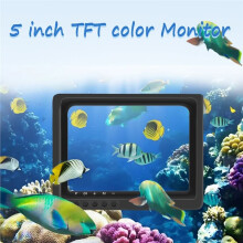 5-Inch Monitor 4K-Camerakit met DVR, Draagbare Onderwatercamera voor Vissen, 20 Meter Kabel, Nachtzicht voor Zee-/Rivierijsvissen in de EU