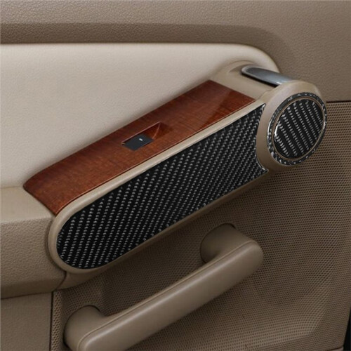 Car Inner Door Panel Cover Trim Carbon Fiber for  Explorer 2008-2010 Interior Accessories 1