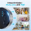 Magnetic Kitchen Timer for Cooking, Building Large Display Digital Countdown Timer, 3 Preset 5/15/25 Mins Loud Alarm 4
