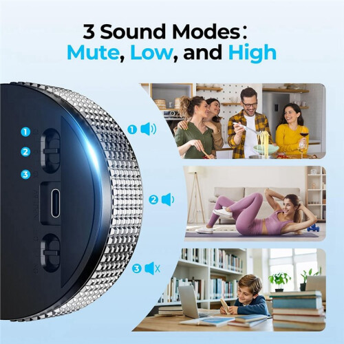Magnetic Kitchen Timer for Cooking, Building Large Display Digital Countdown Timer, 3 Preset 5/15/25 Mins Loud Alarm