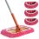 Compatible with  Mop Cloth Washable and Reusable Mop Cloth Flat Mop Replacement Cloth Cover B 1