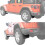 Front & Rear  Guards  Flares Mud Flaps for   JL 2018-2024 Mud  Guards Kit 5