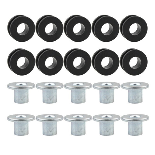 10pcs Motorcycle M6 Rubber Grommets Bolt for  for   Fairing Shock Absorption Buffer Rubber Ring 1