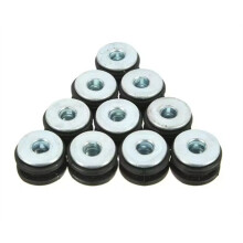 10pcs Motorcycle M6 Rubber Grommets Bolt for for Fairing Shock Absorption Buffer Rubber Ring