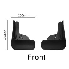 Garde-Boue Avant et Arrière Noirs pour Tucson NX4 2021 2022 2023